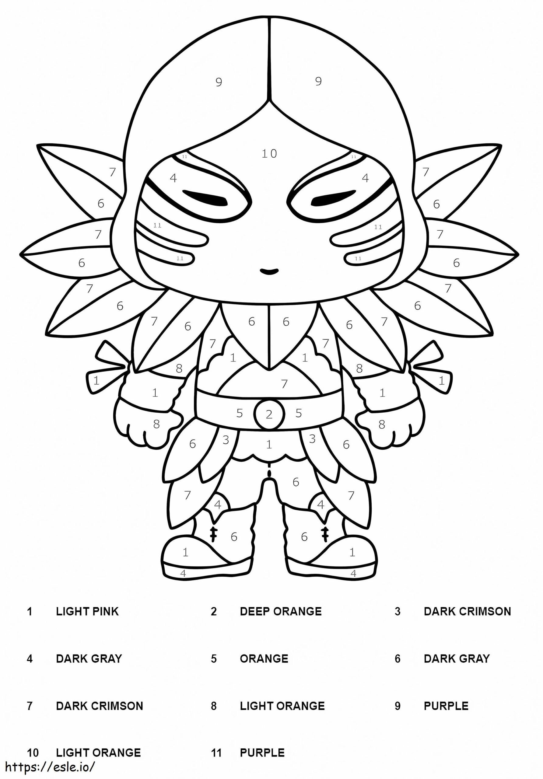 Chibi Cluck Fortnite Coloring Page Printable