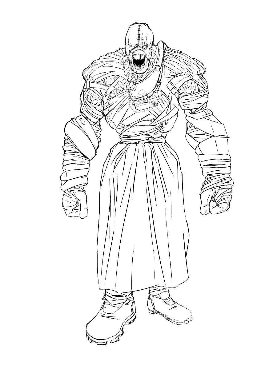 Resident Evil Characters Coloring Pages Printable