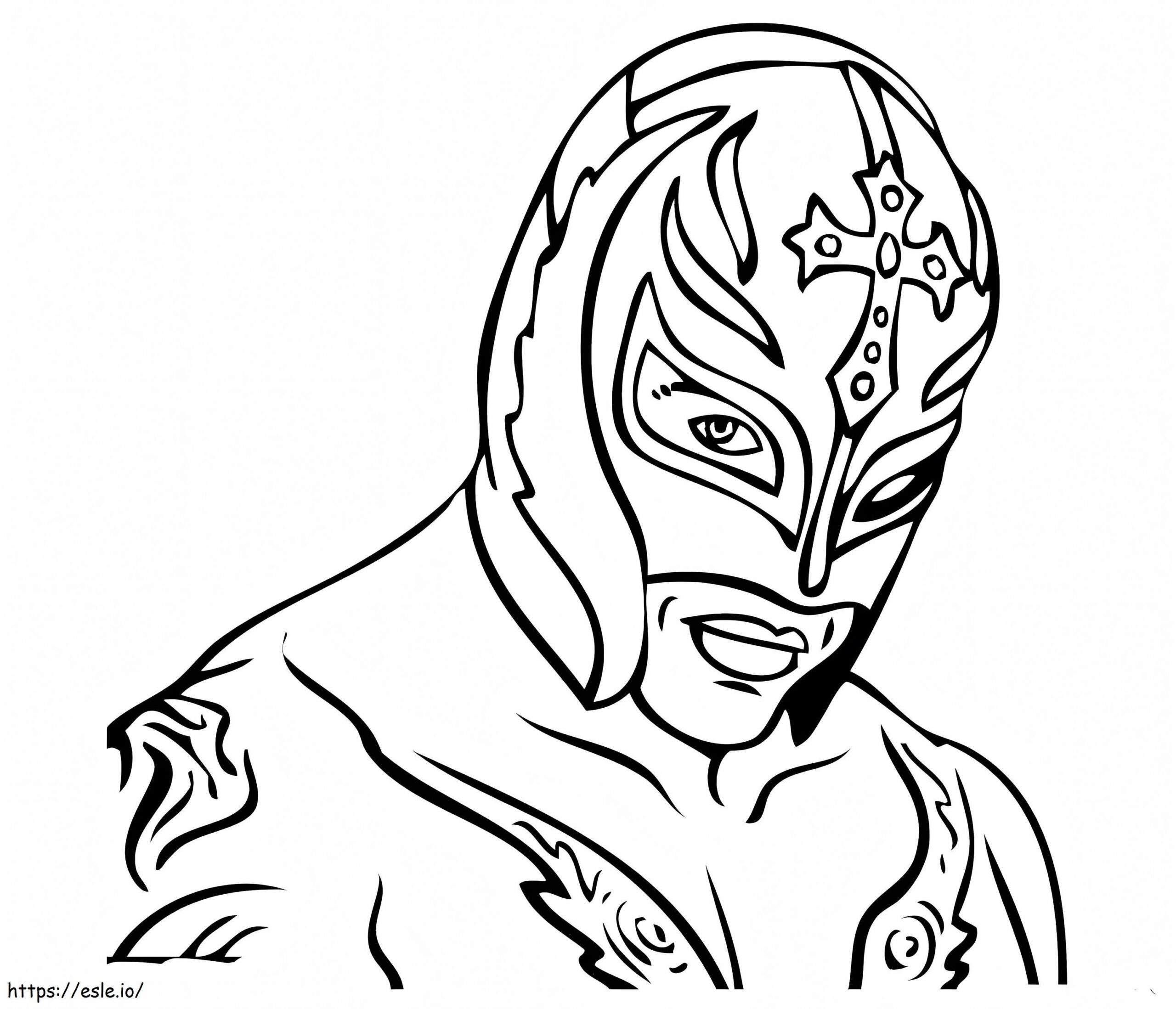 Rey Mysterio Coloring Page