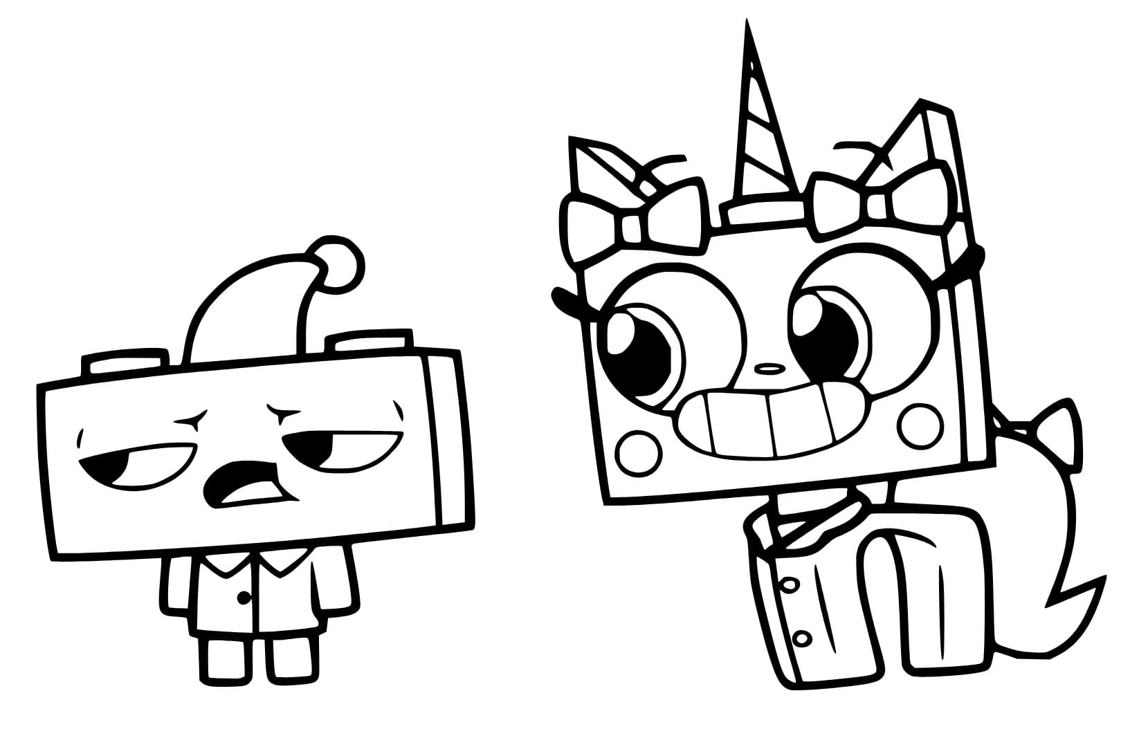 Richard And Unikitty Coloring Page Download Print Or Color Online For Free