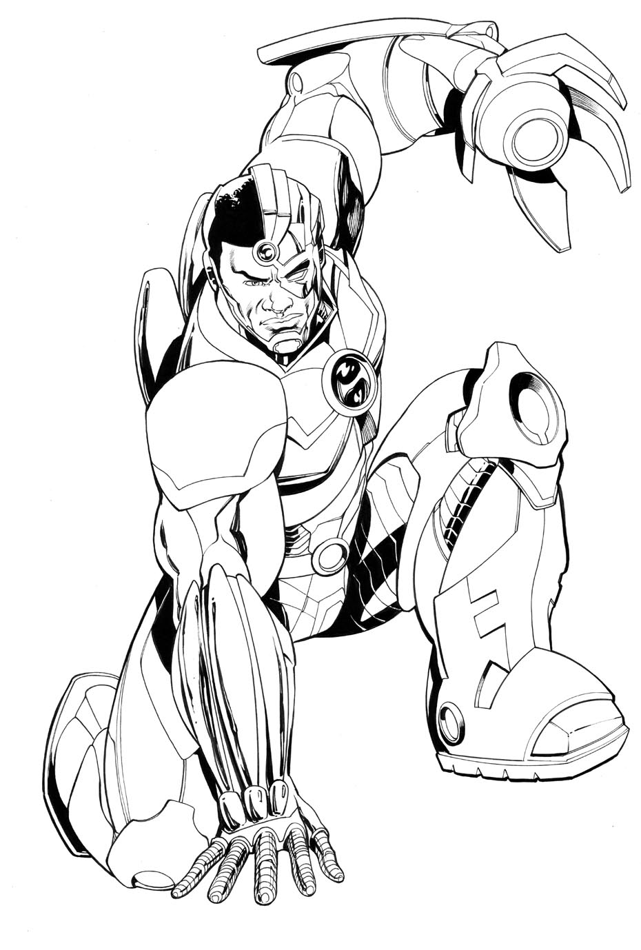 Robert Atkins Art Daily Sketch Cyborg 