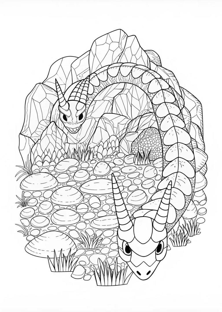 Rockruff Coloring Page Printable