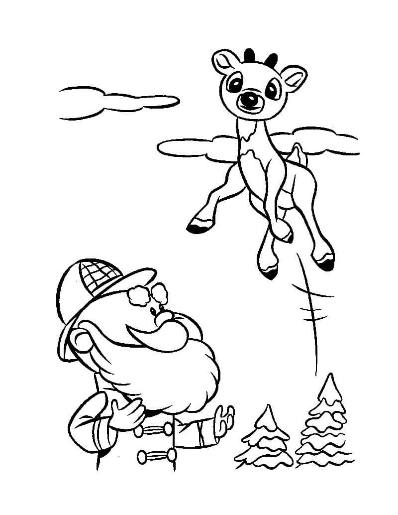 Rudolph Coloring Pages Printable Coloring Pages FREE