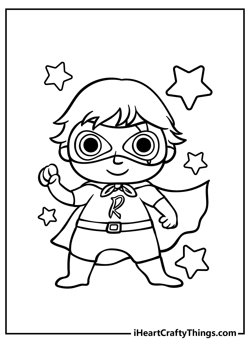 Ryan s World Coloring Pages 100 Free Printables 