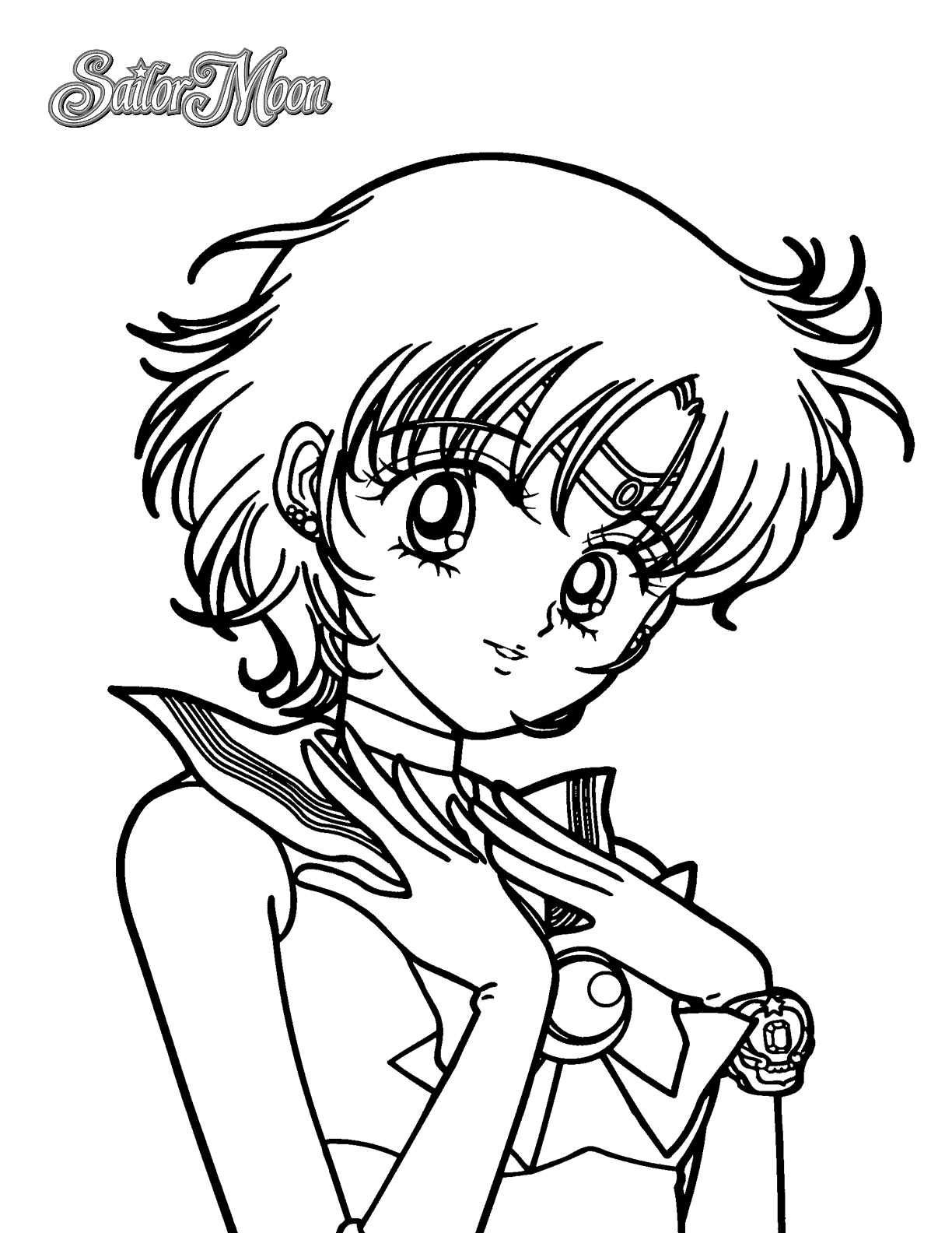 Sailor Mercury Coloring Page Printable Coloring Pages FREE