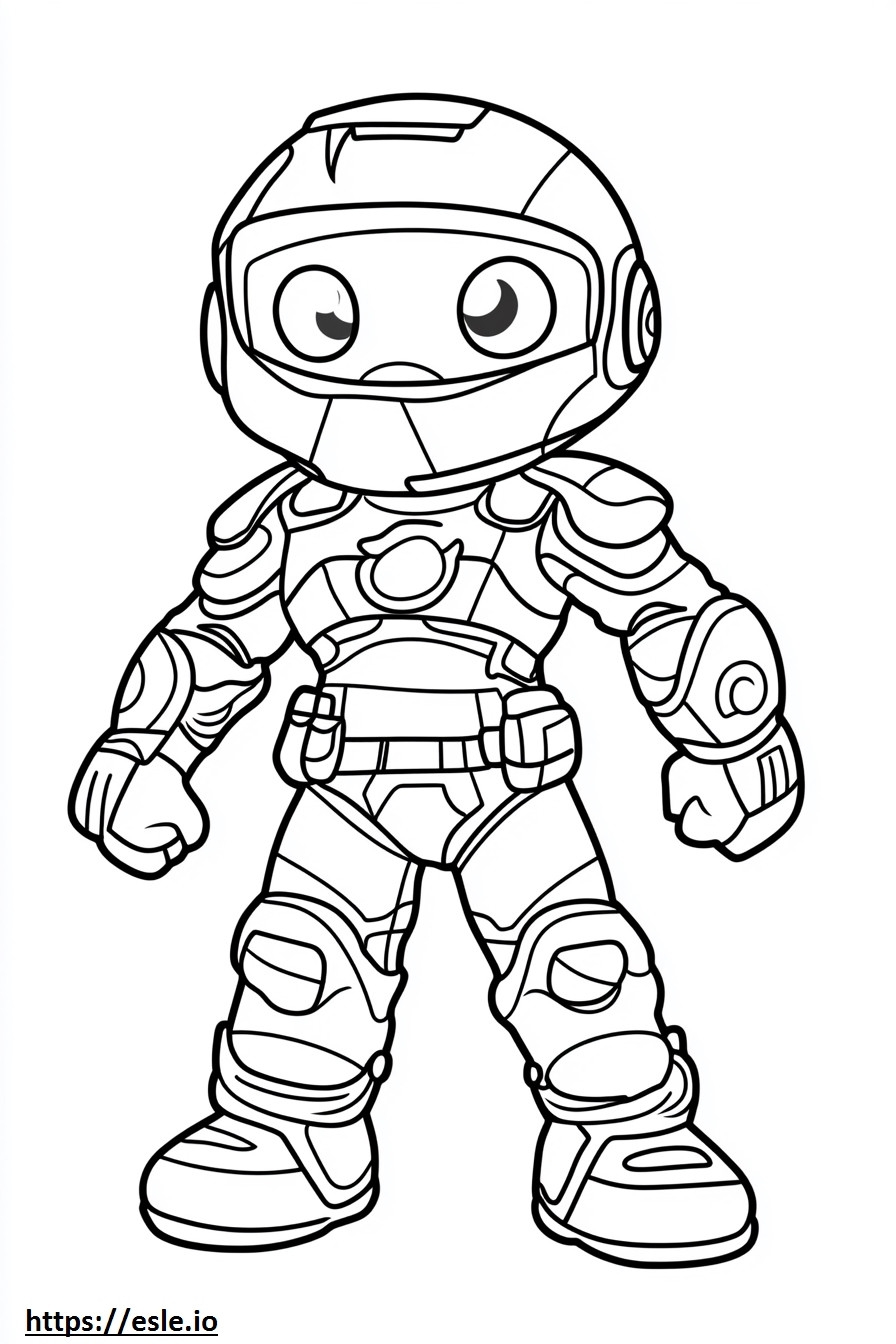 Sammy Miniforce Coloring Page