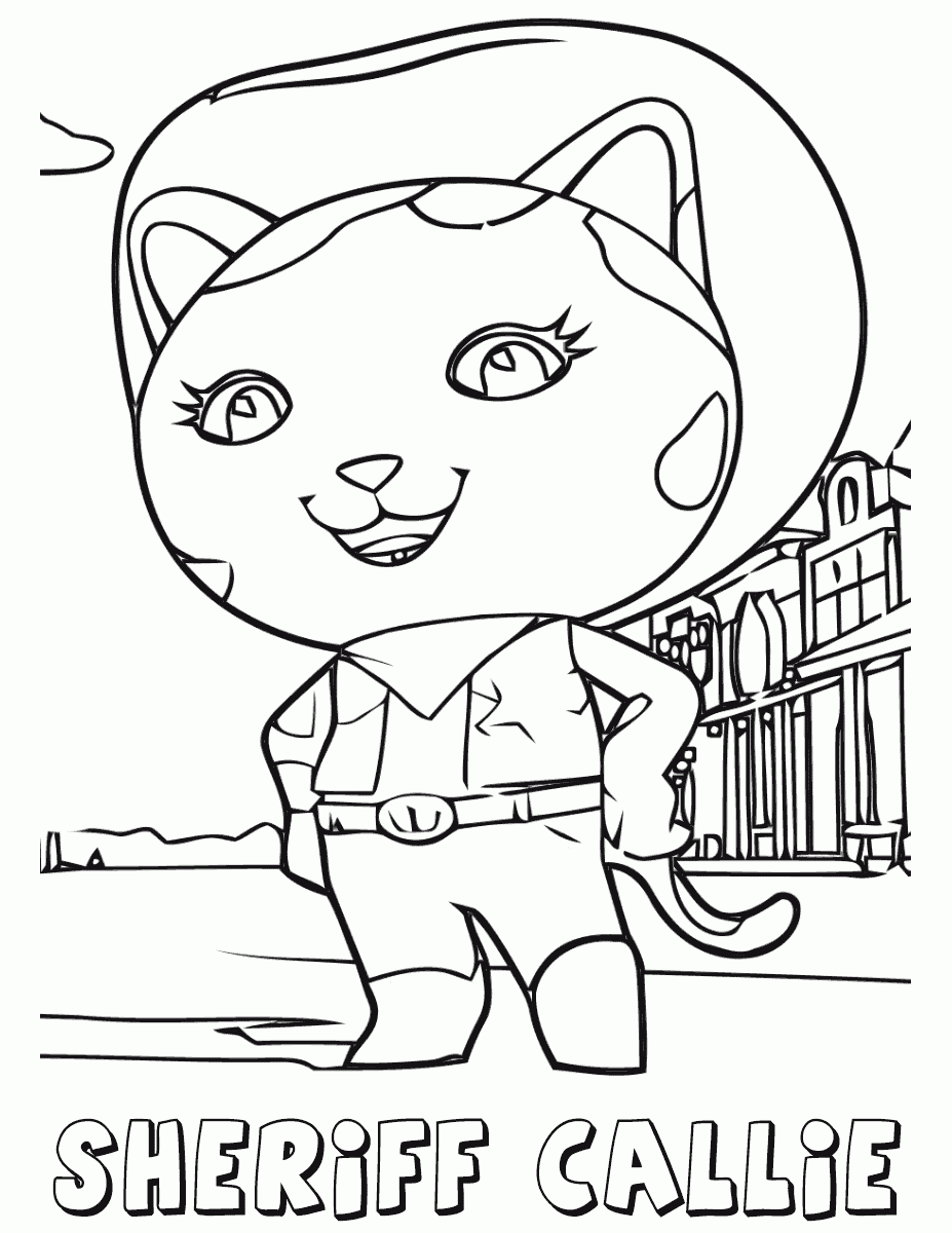 Sheriff Callie Coloring Pages Best Coloring Pages For Kids
