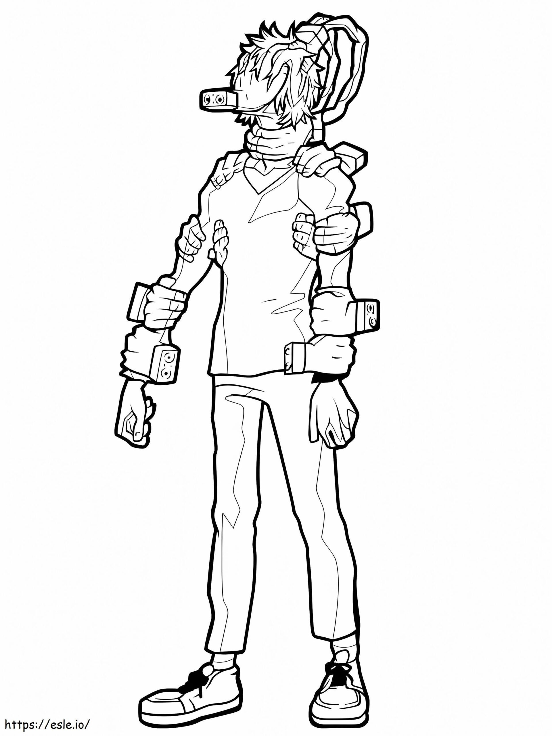 Shigaraki TomuraMy Hero Academia Coloring Page