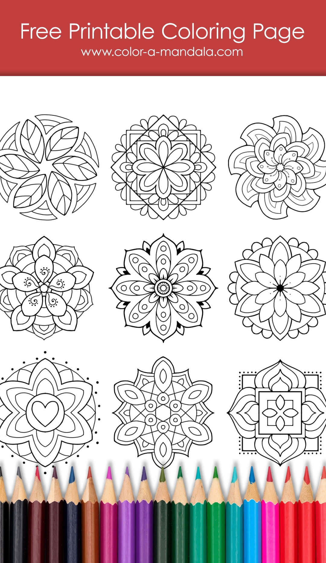 Mini Coloring Pages - Free Printable