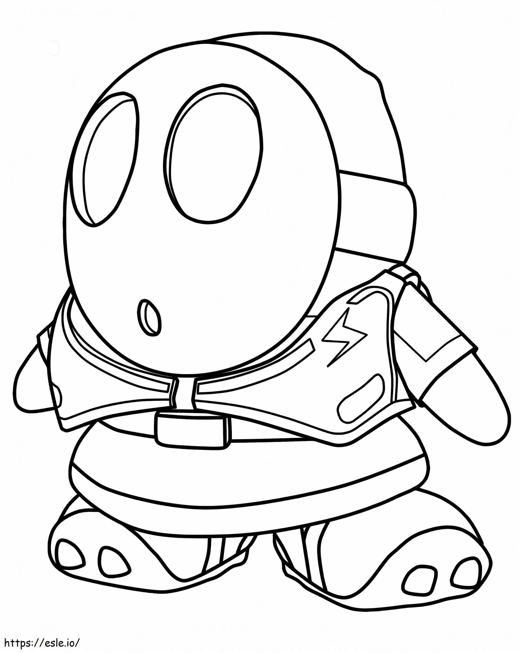 Shy Guys Coloring Pages Printable