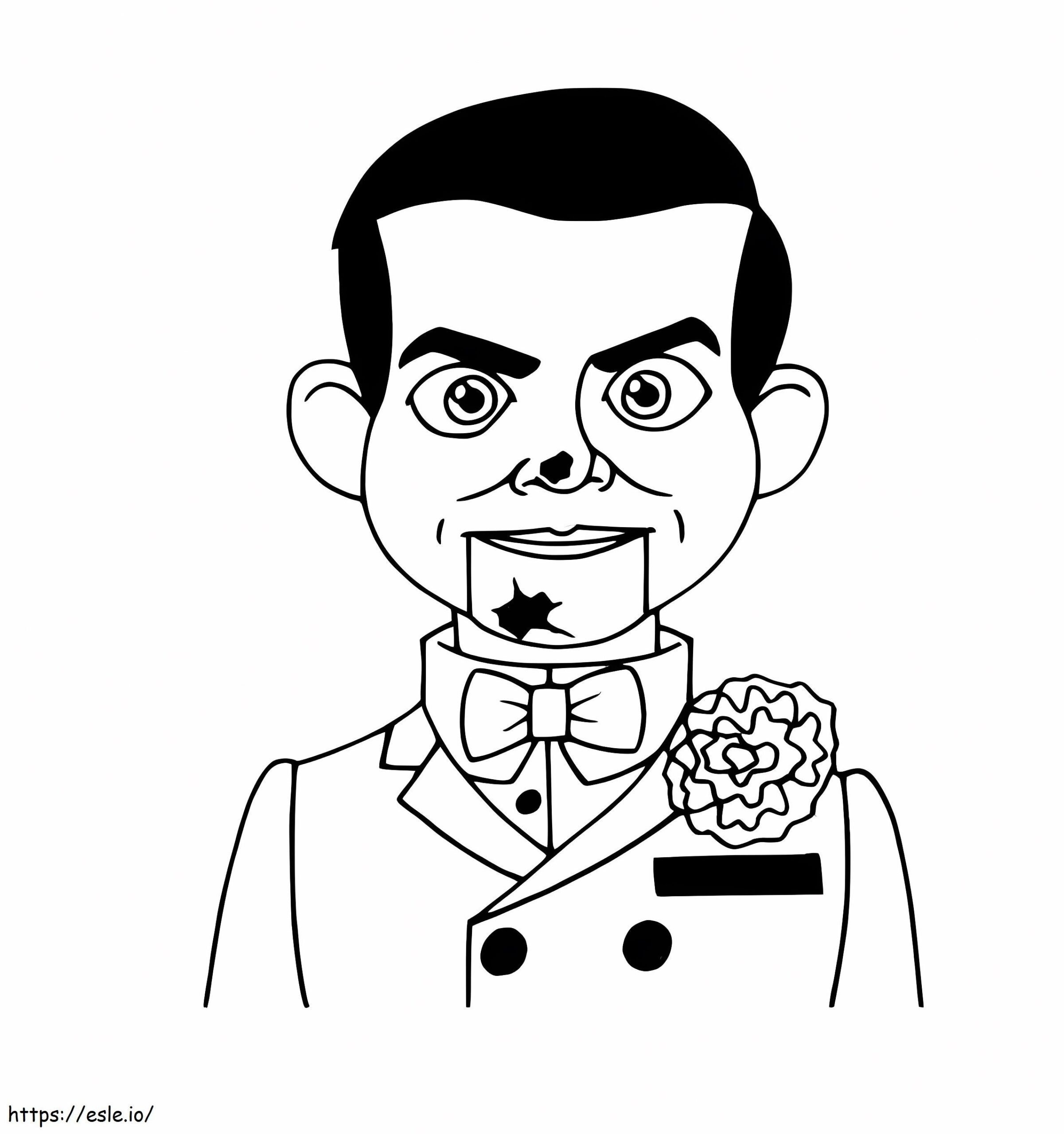 Slappy Simple Coloring Pages Printable