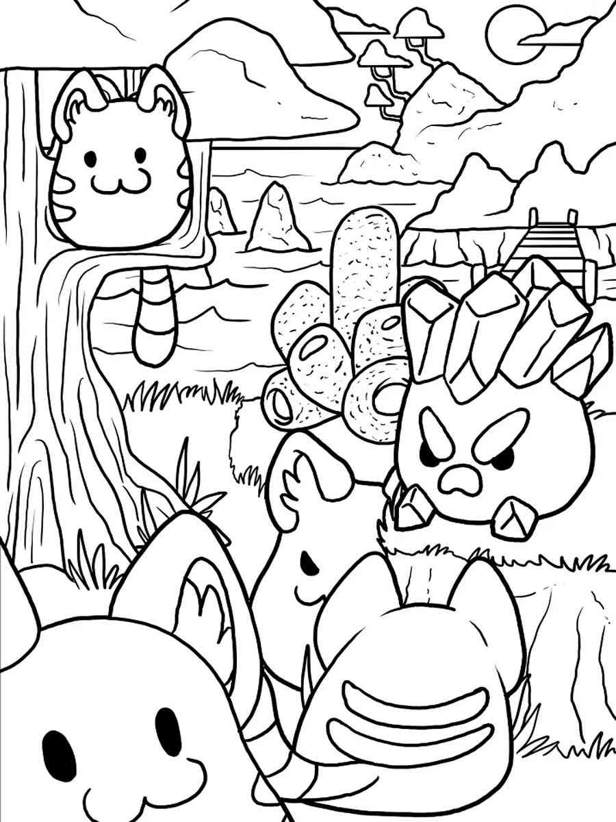Slime Rancher 1 Coloring Page Printable
