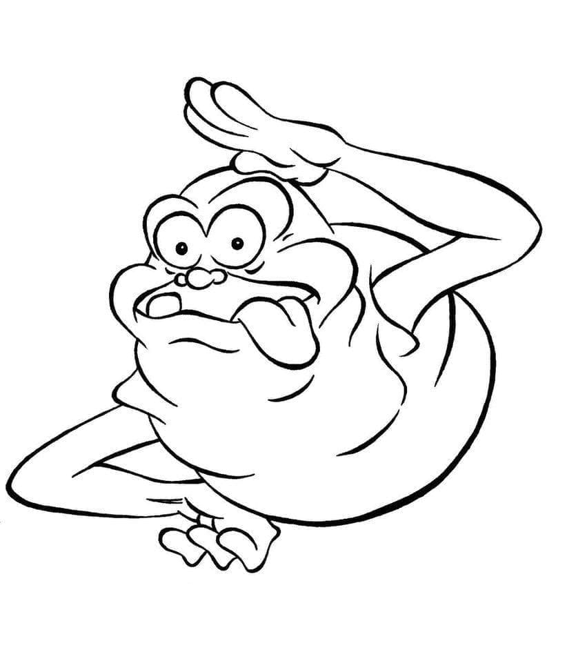 Slimer Coloring Page Download Print Or Color Online For Free