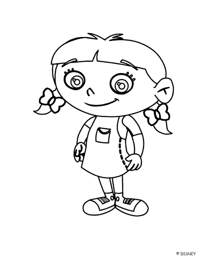 Smiling Annie Little Einsteins Coloring Pages Hellokids