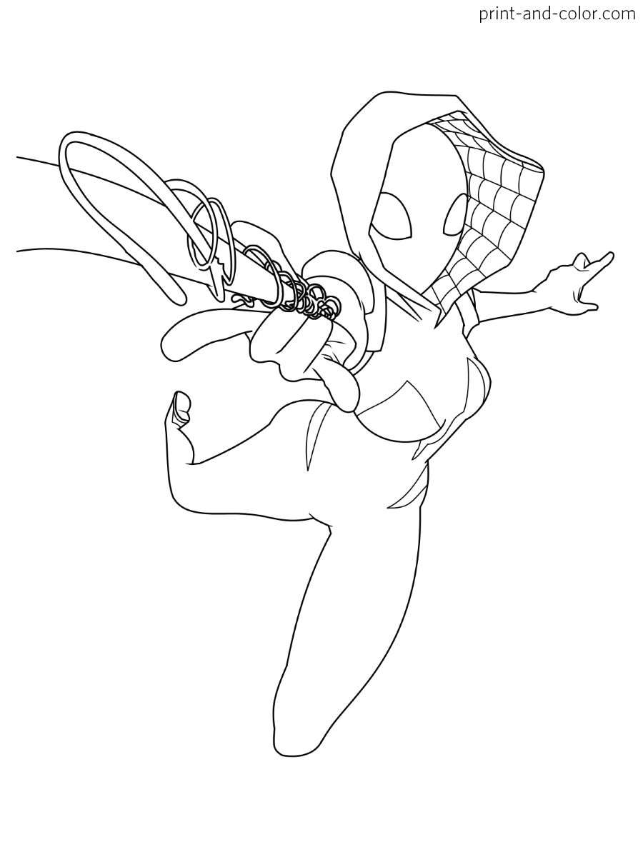 Spider Man Coloring Pages Print And Color