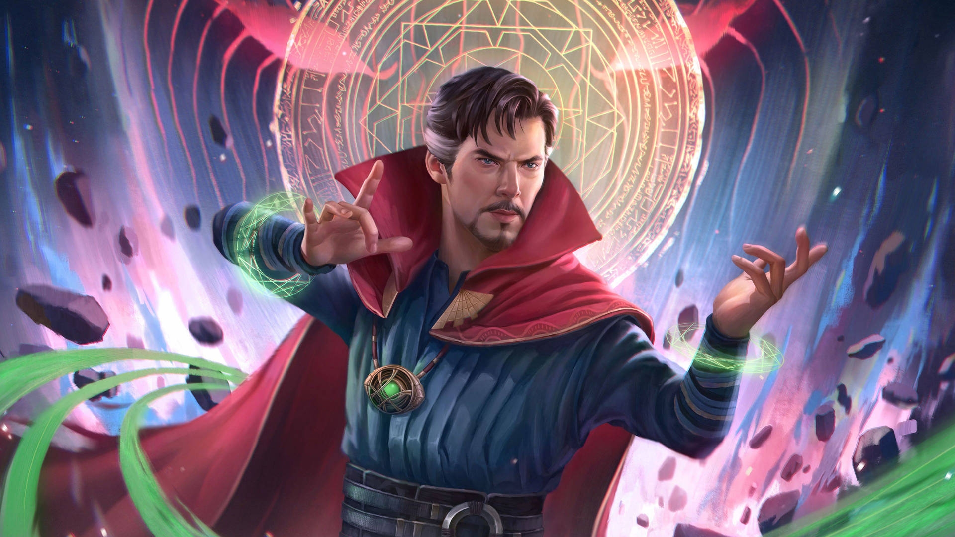 Ssuperhero Doctor Strange Casting A Spell Wallpaper WallpapersOK