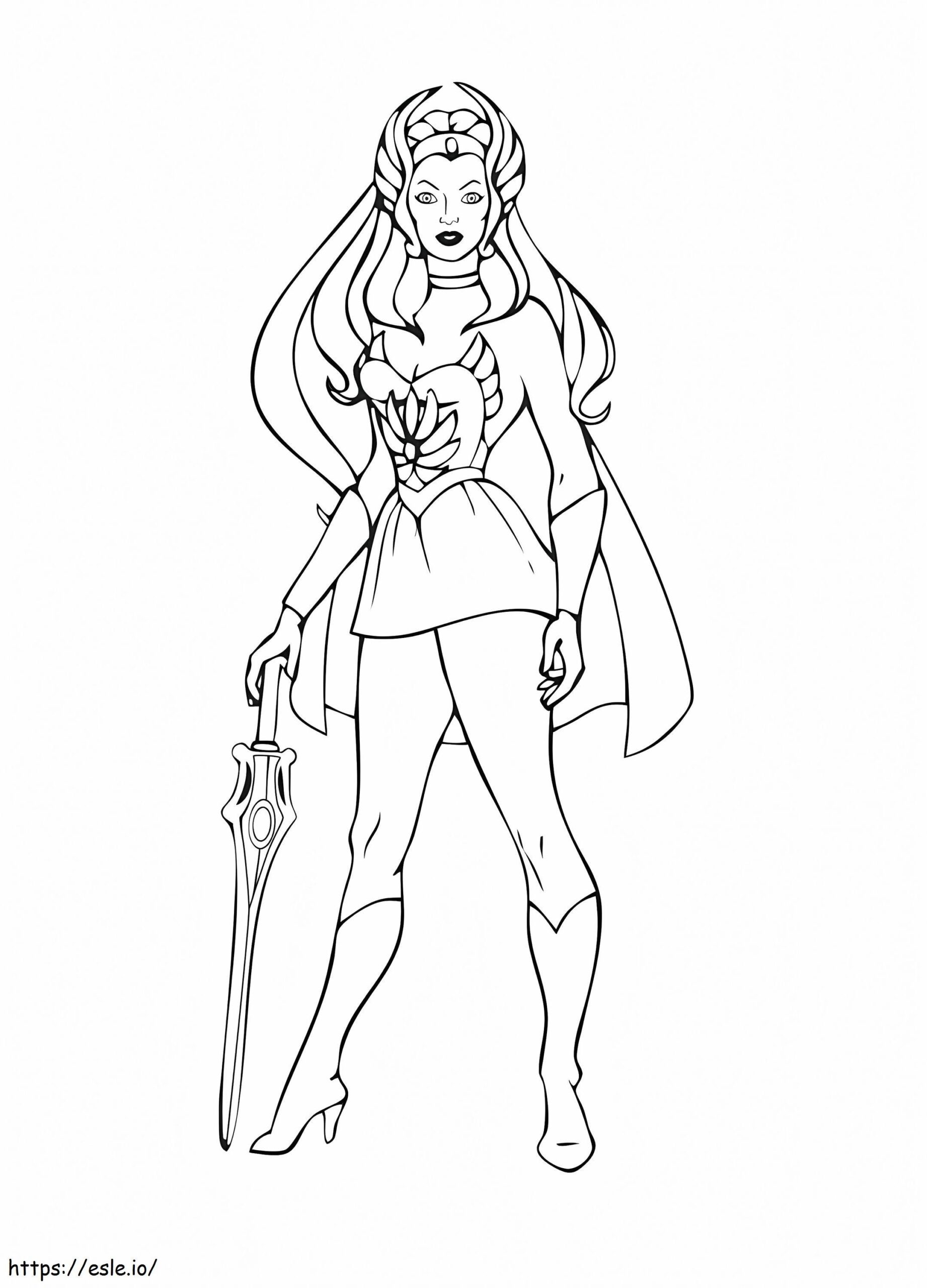 Strong She Ra Princess 1 Coloring Page