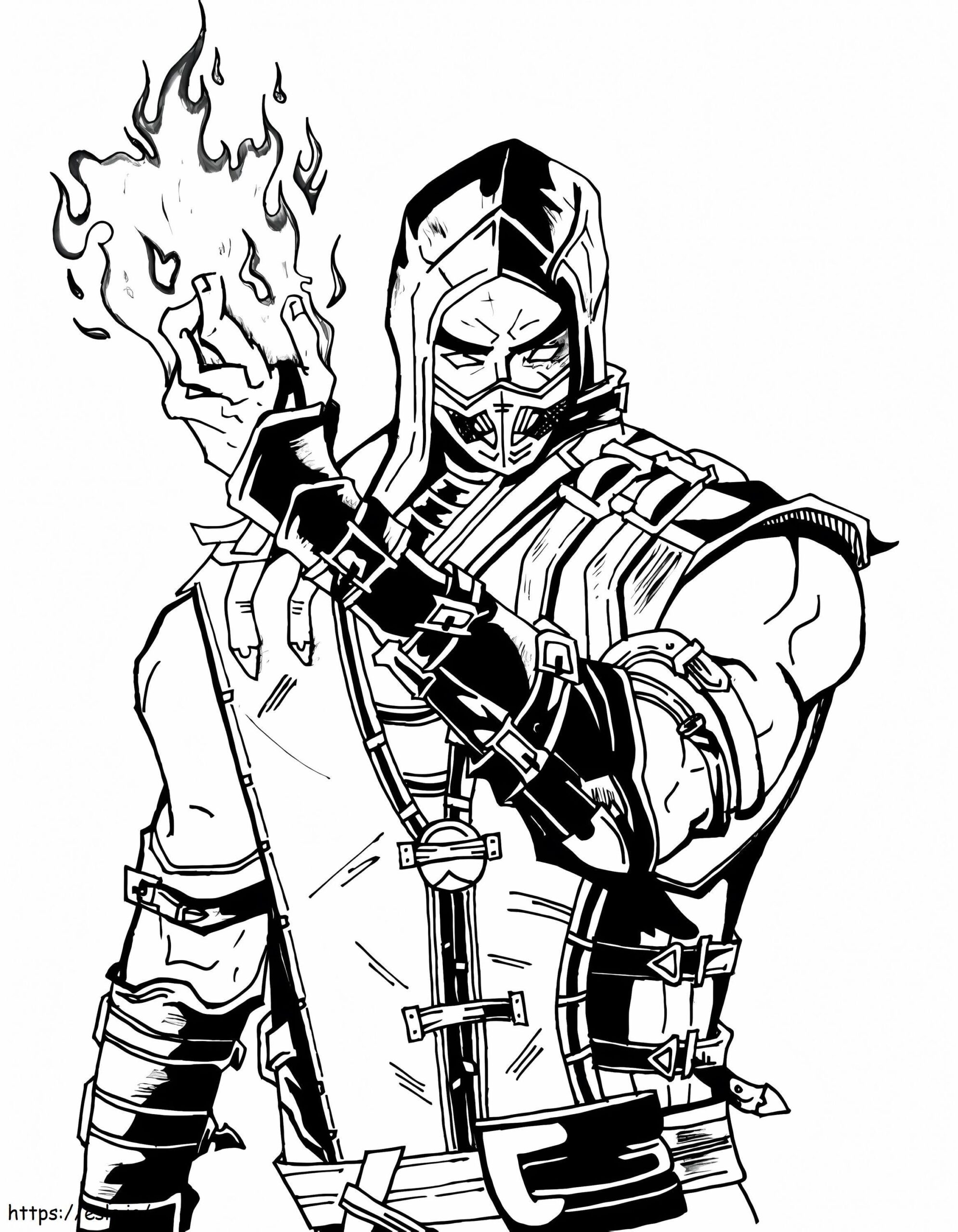 Sub Zero Coloring Pages Printable