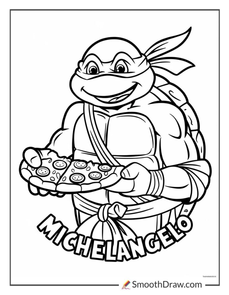 Ninja Turtles Coloring Pages For Superhero