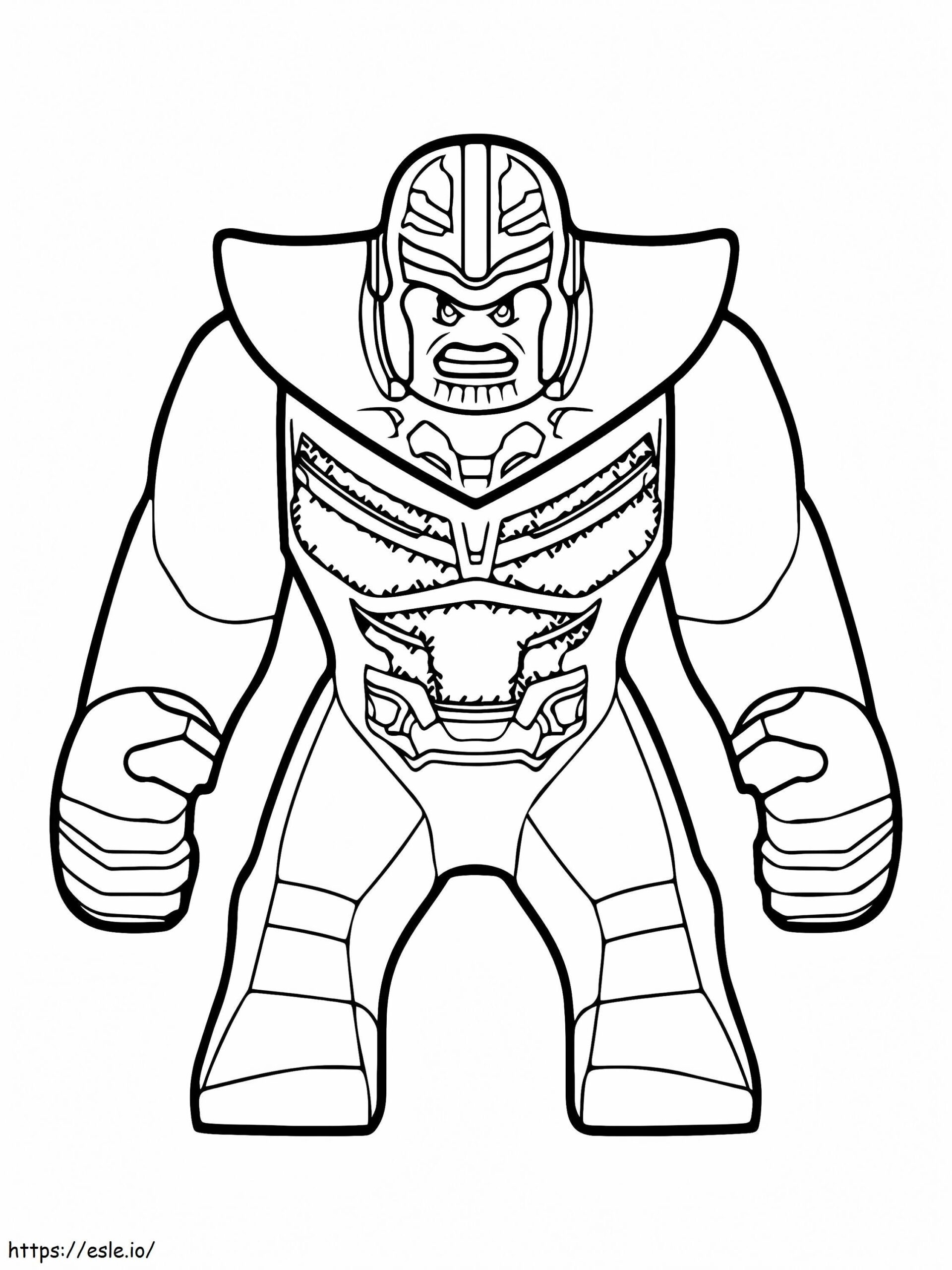 Thanos Lego Avengers Coloring Page