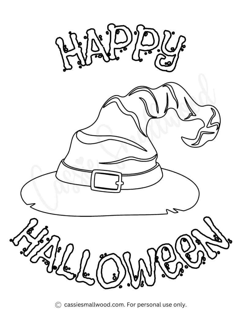 THE BEST Witch Coloring Pages Cassie Smallwood