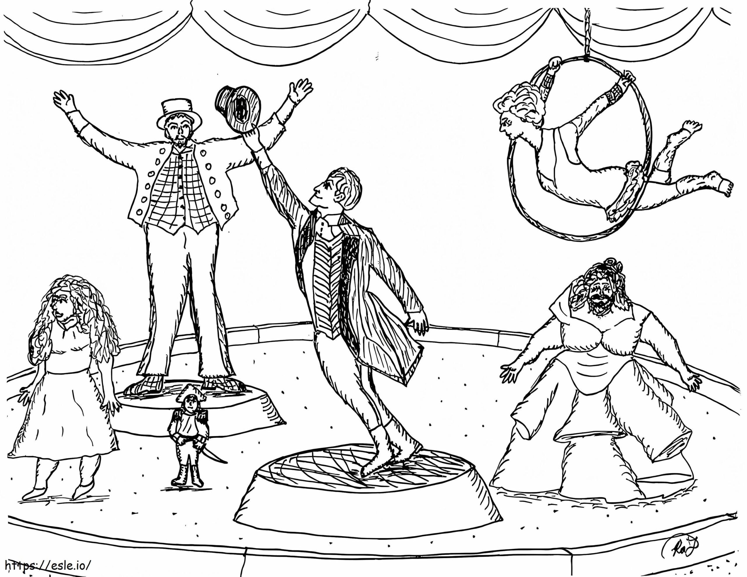 The Greatest Showman Coloring Page