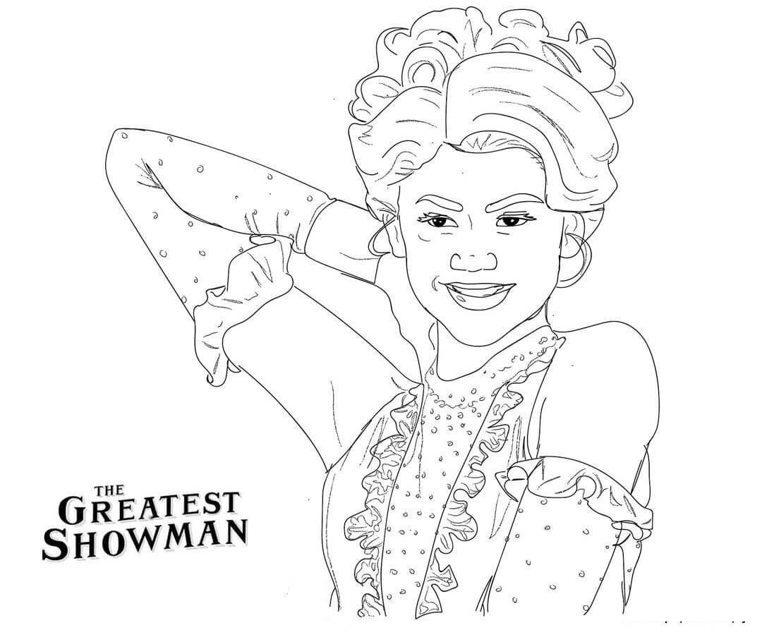 The Greatest Showman Coloring Page