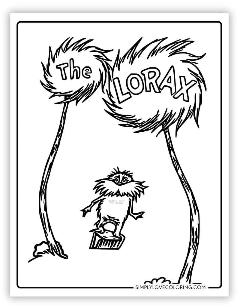 Dr. Seuss' The Lorax Coloring Pages
