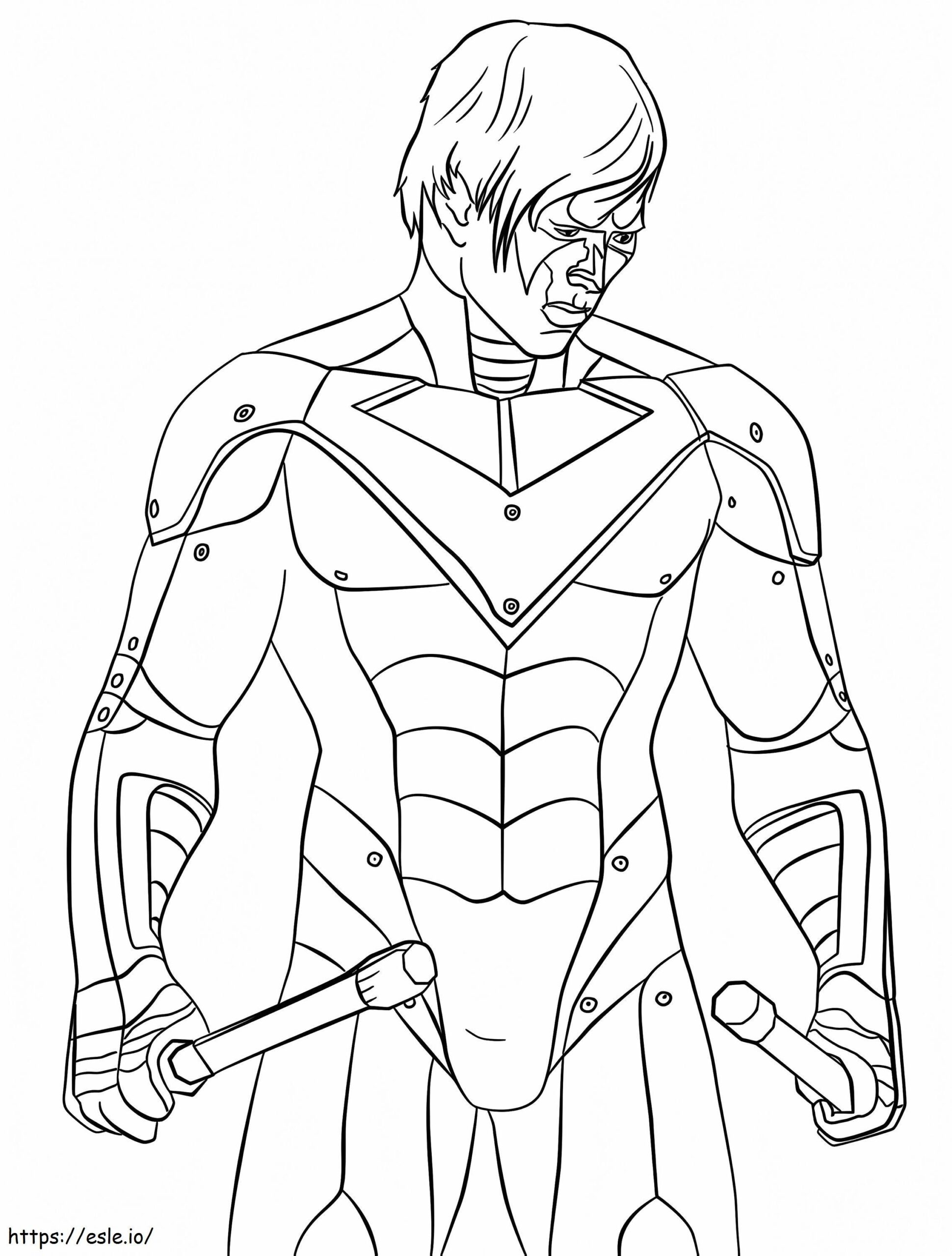 The Nightwing Coloring Page