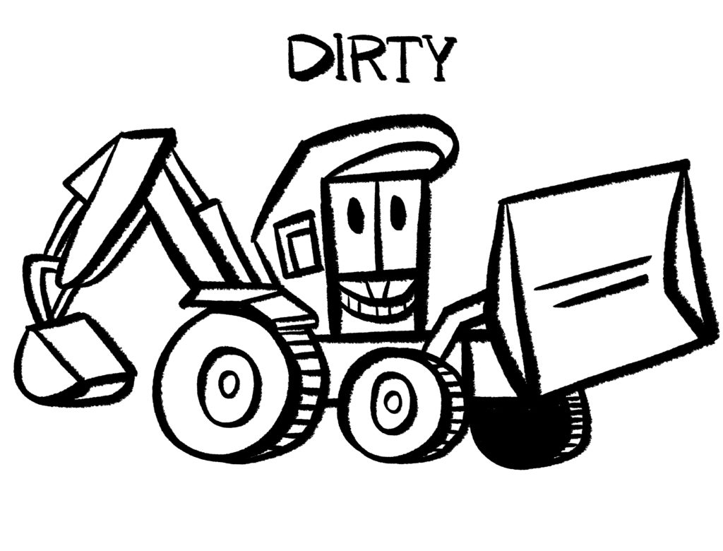 The Stinky And Dirty Show Coloring Page