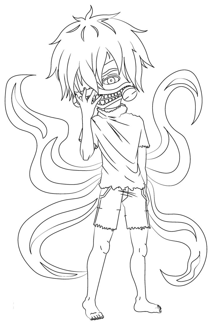 Tokyo Ghoul Coloring Page Printable