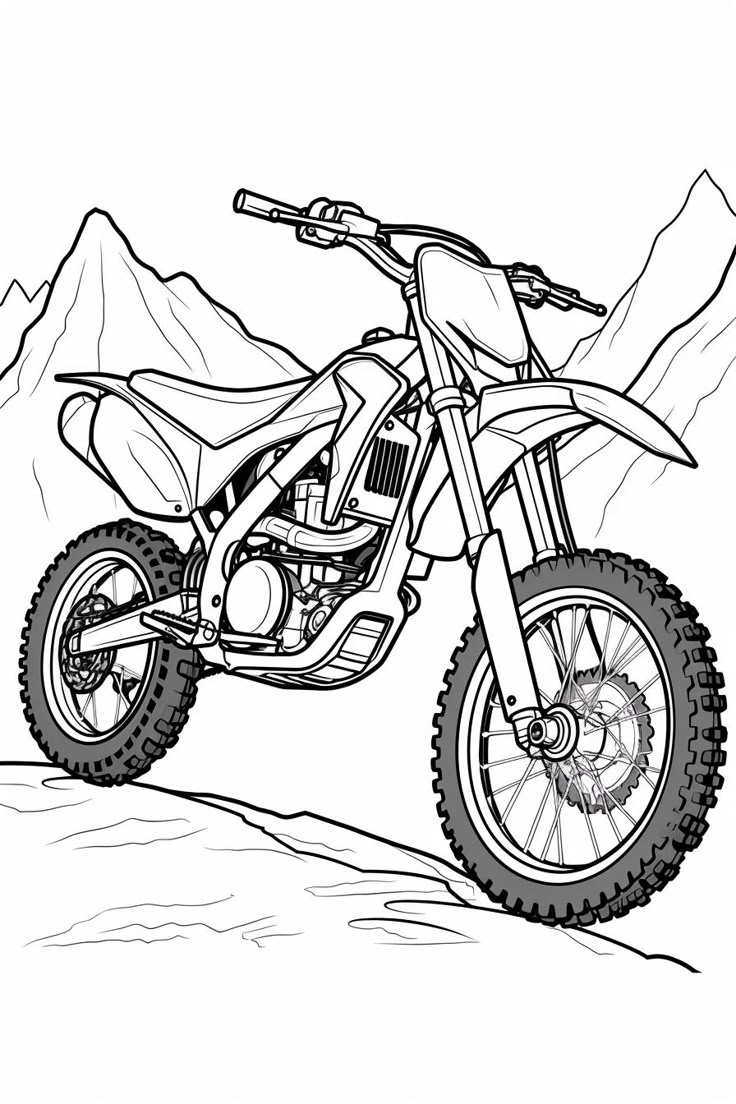 Top 19 Dirt Bike Coloring Pages 100 Free Printables 