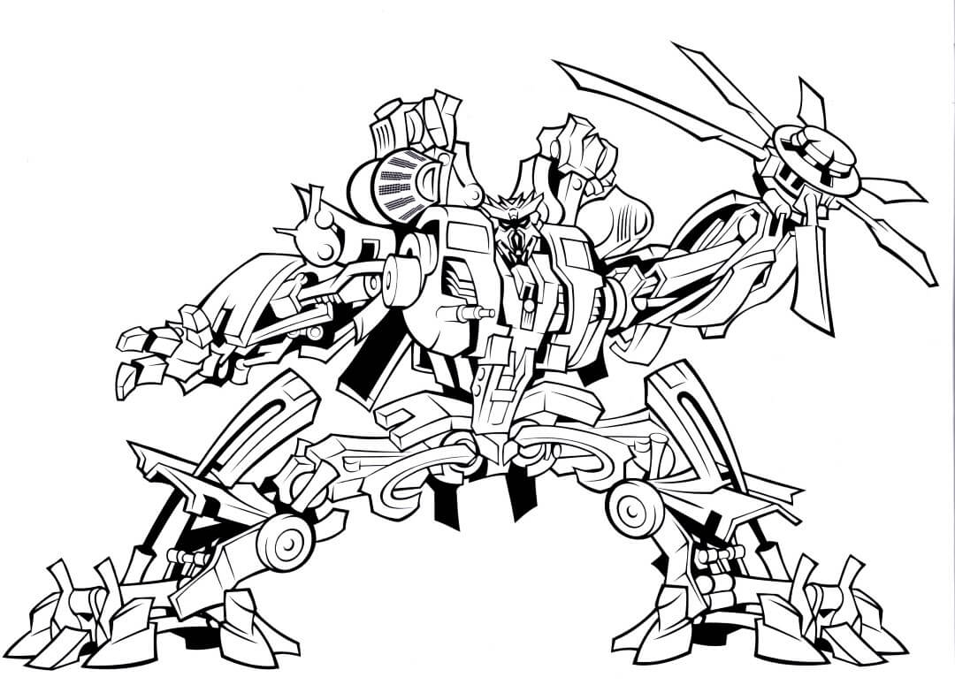 Ironhide Coloring Page Printable