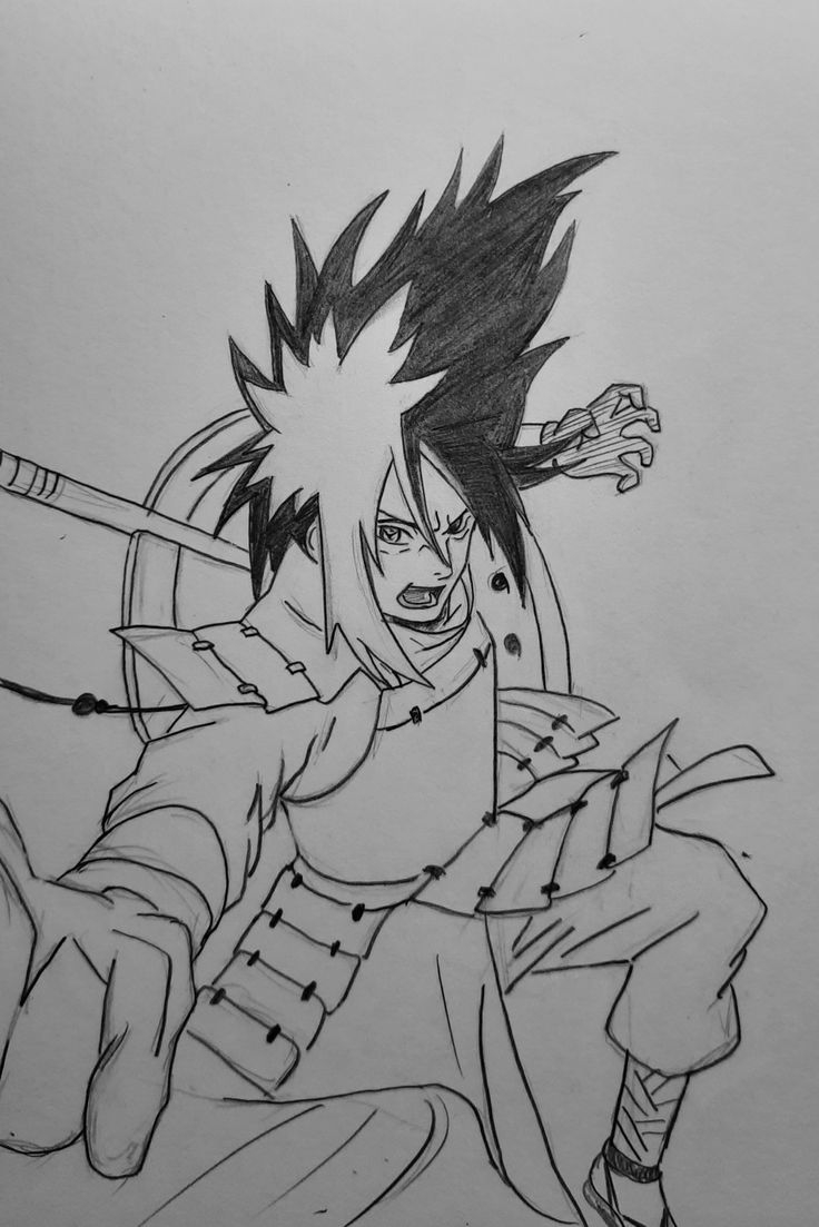 Uchiha Madara Drawings