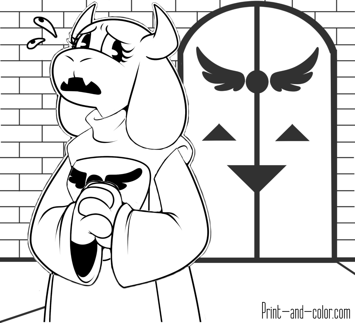 Undertale Coloring Pages Print And Color