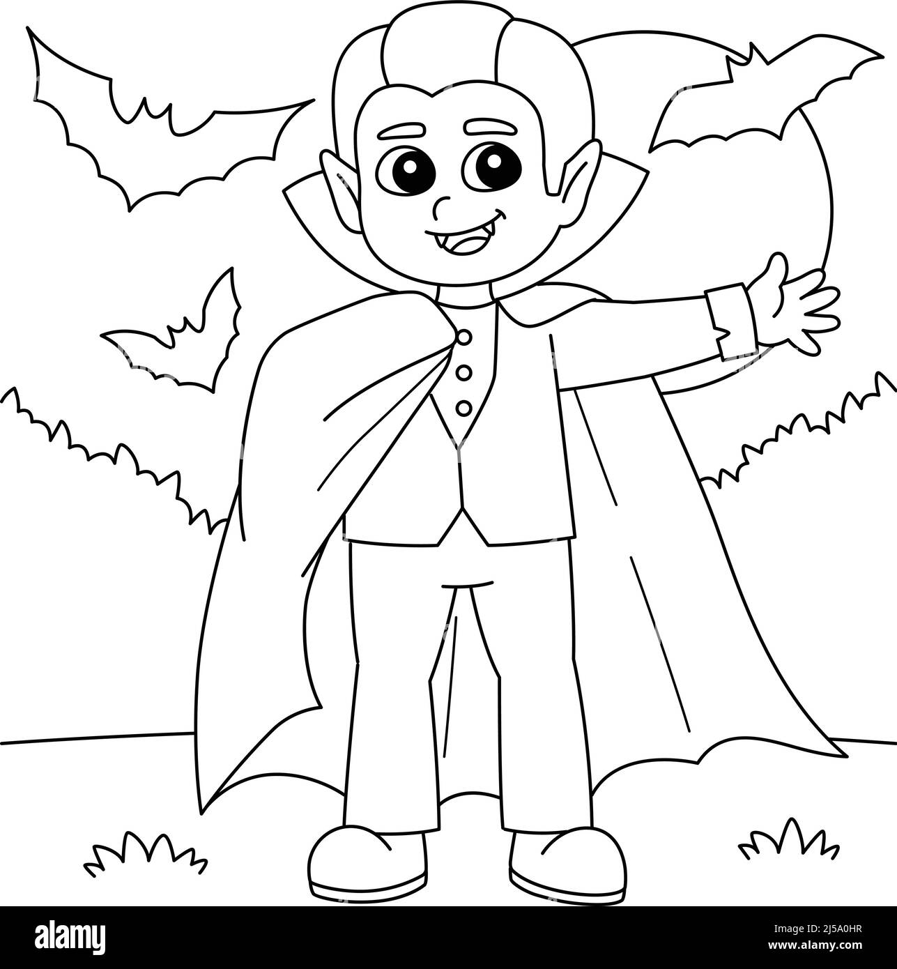 Vampire Coloring Coloring Pages Printable