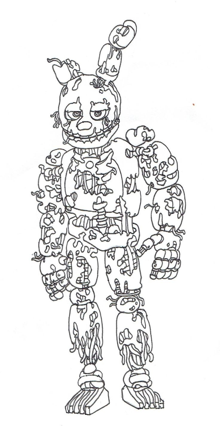 Various Five Nights At Freddy s Coloring Pages PDF To Your Kids Coloringfolder