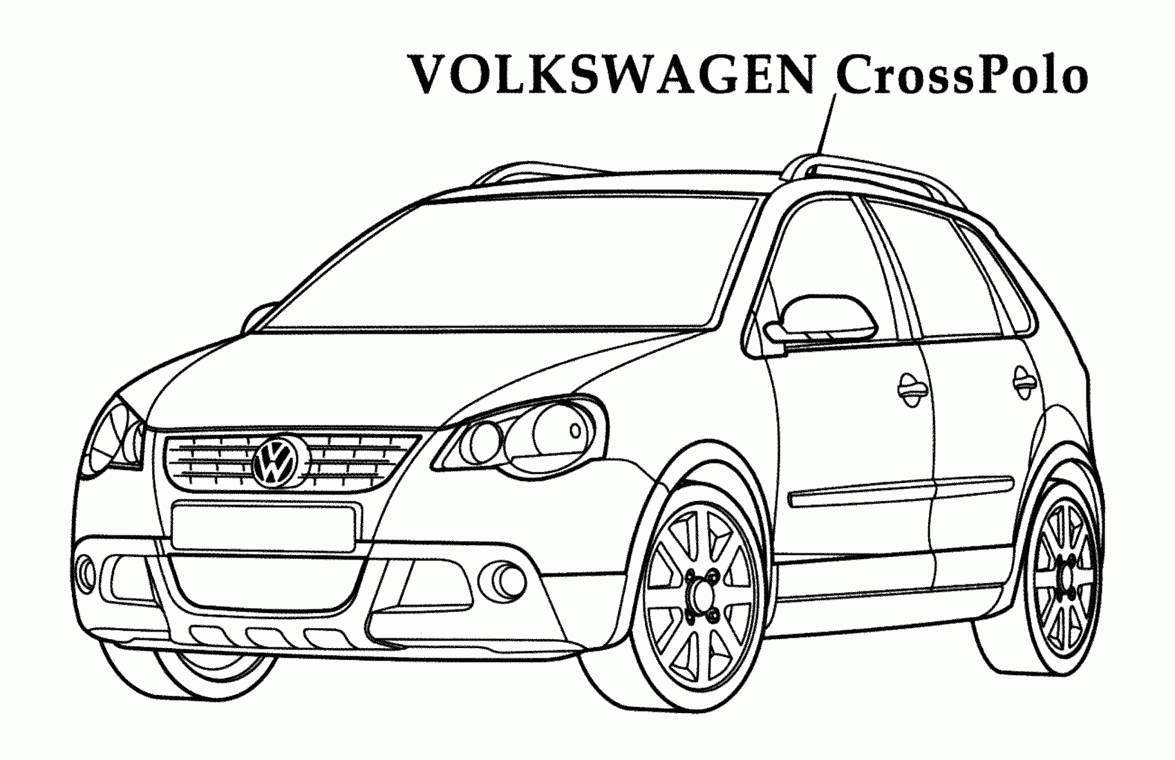 Volkswagen Coloring Pages To Download And Print For Free