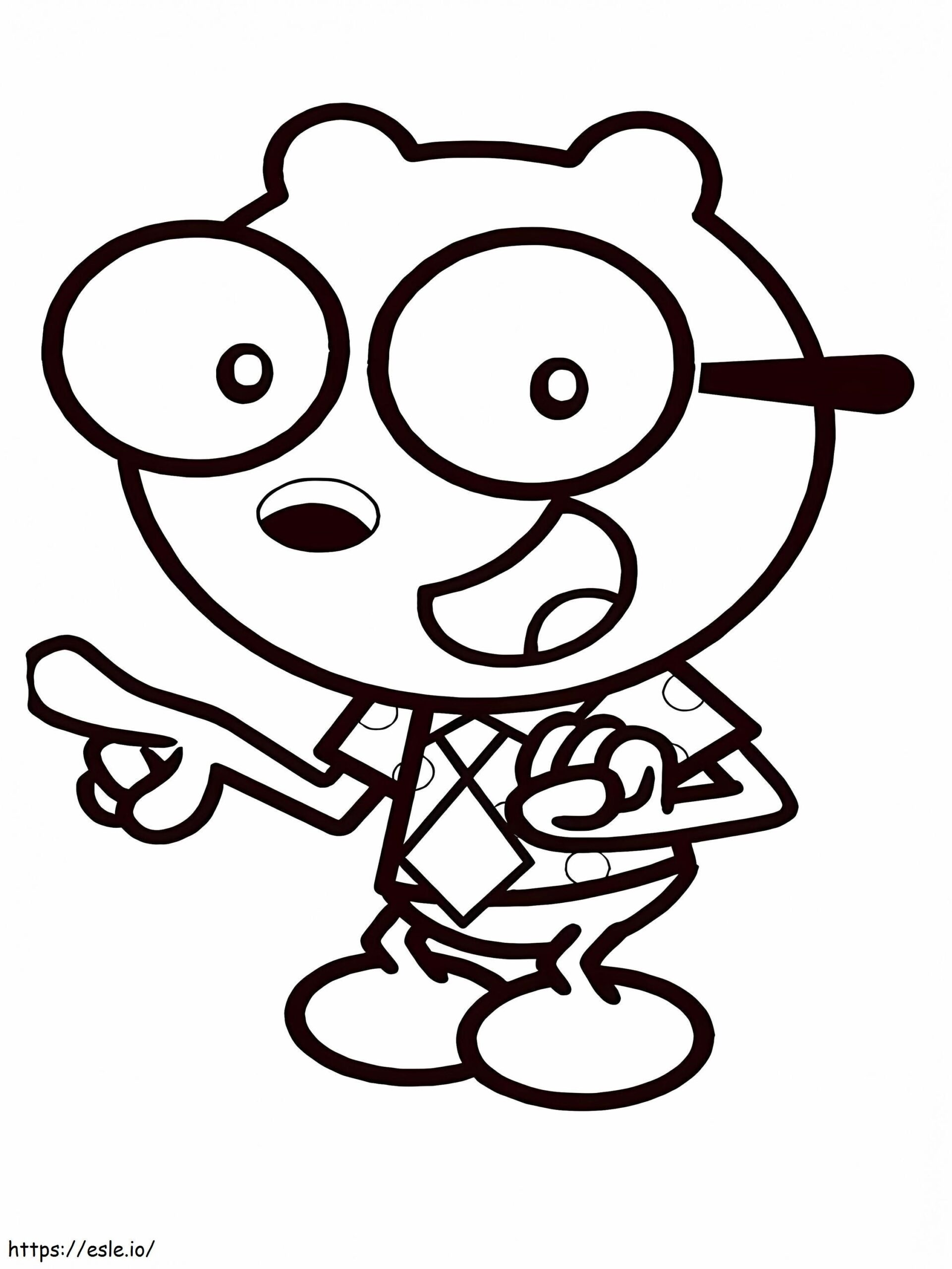 Walden From Wow Wow Wubbzy Coloring Page