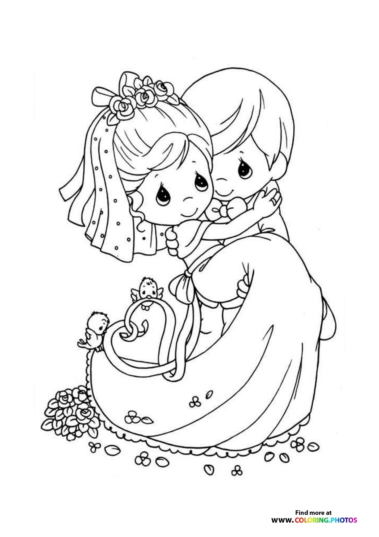 Wedding Day Coloring Pages For Kids 100 Free And Easy Printables