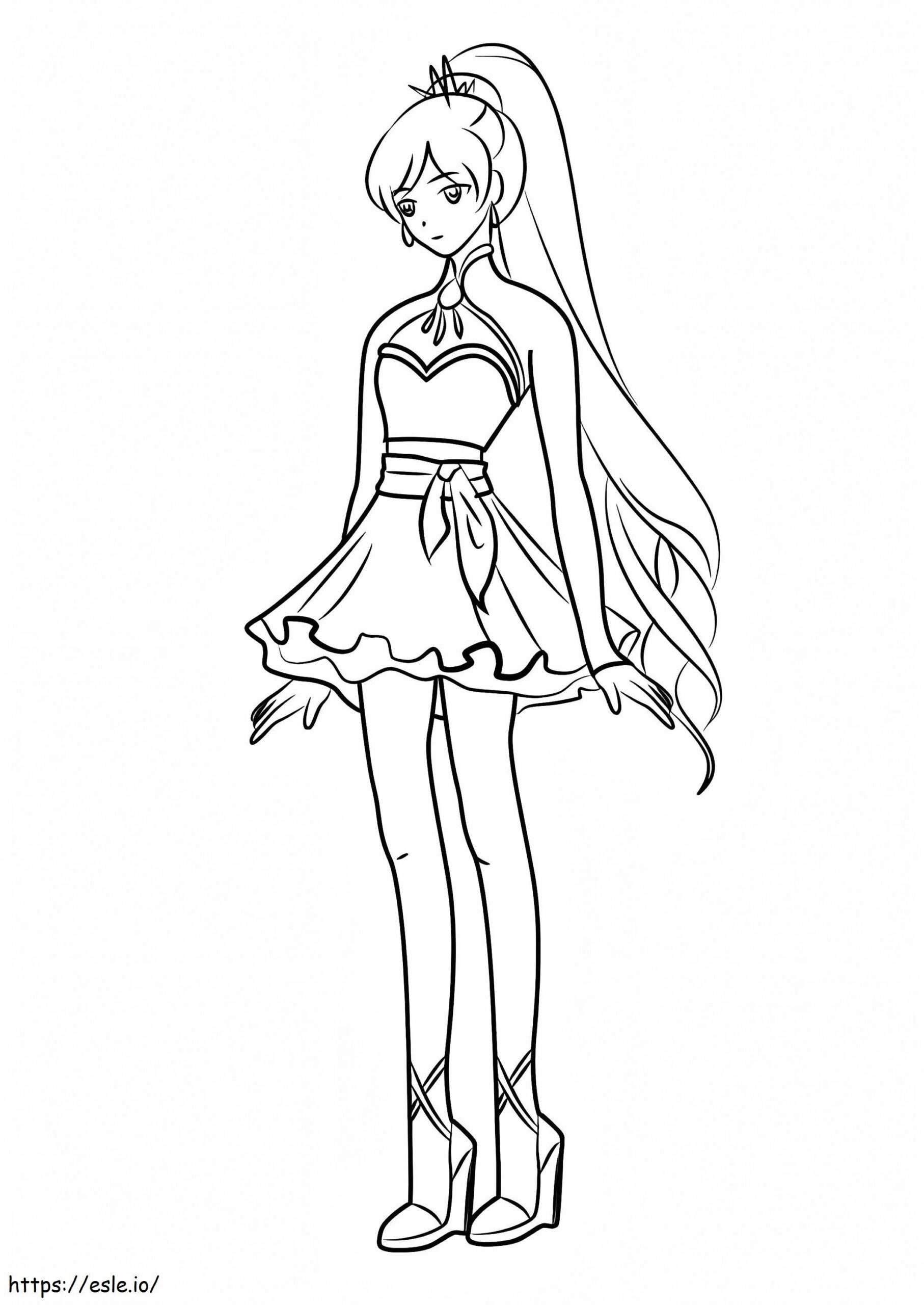 Rwby Characters Coloring Pages Printable