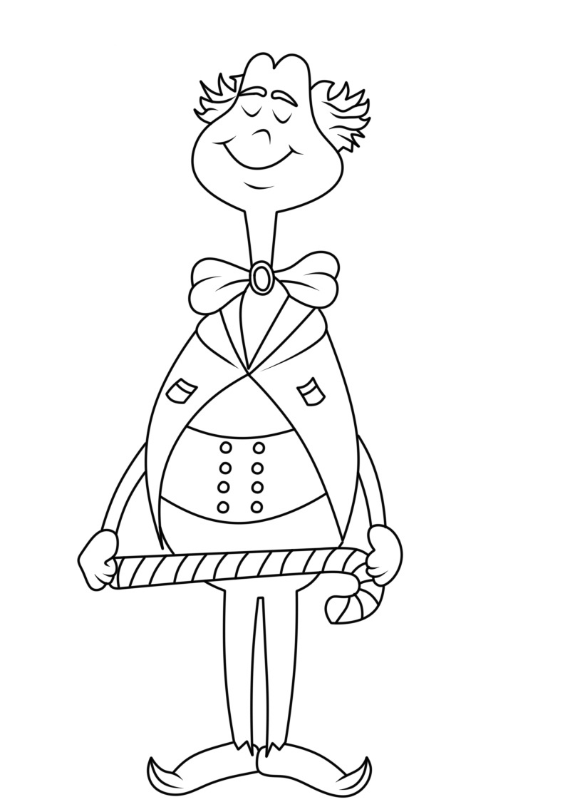 Whoville Characters Coloring Page Printable