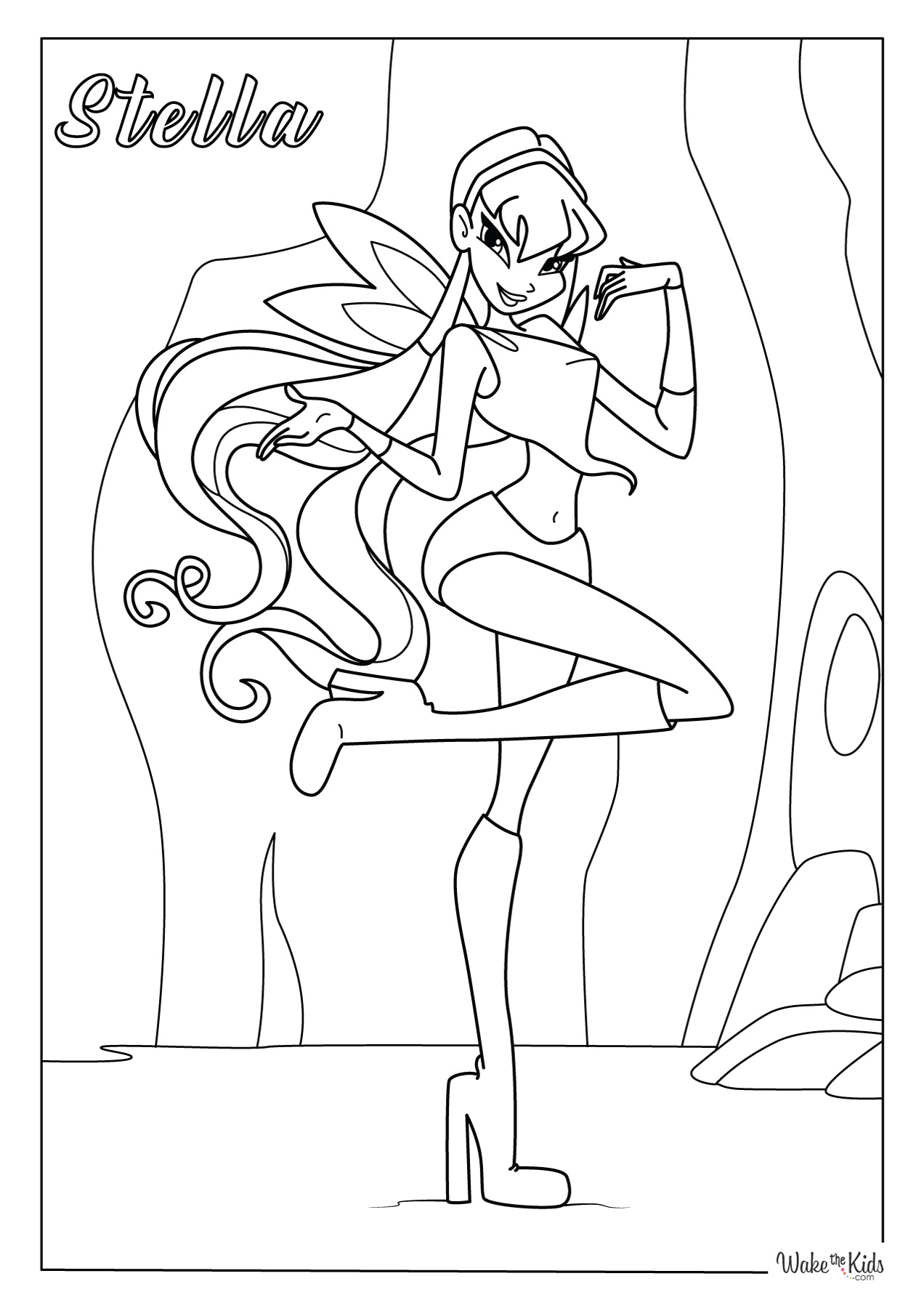 Winx Club Coloring Pages Free Printable PDFs WakeTheKids