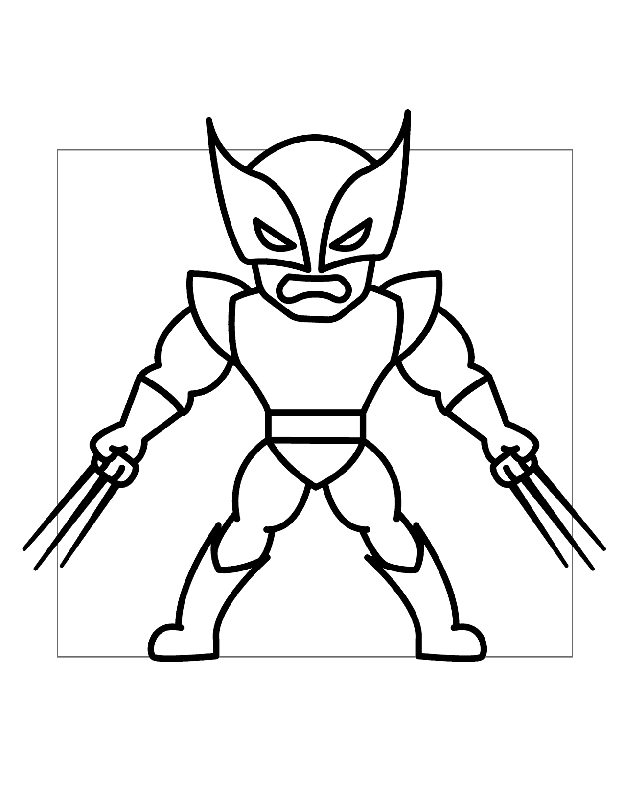 Wolverine Coloring Pages Printable Coloring Pages FREE