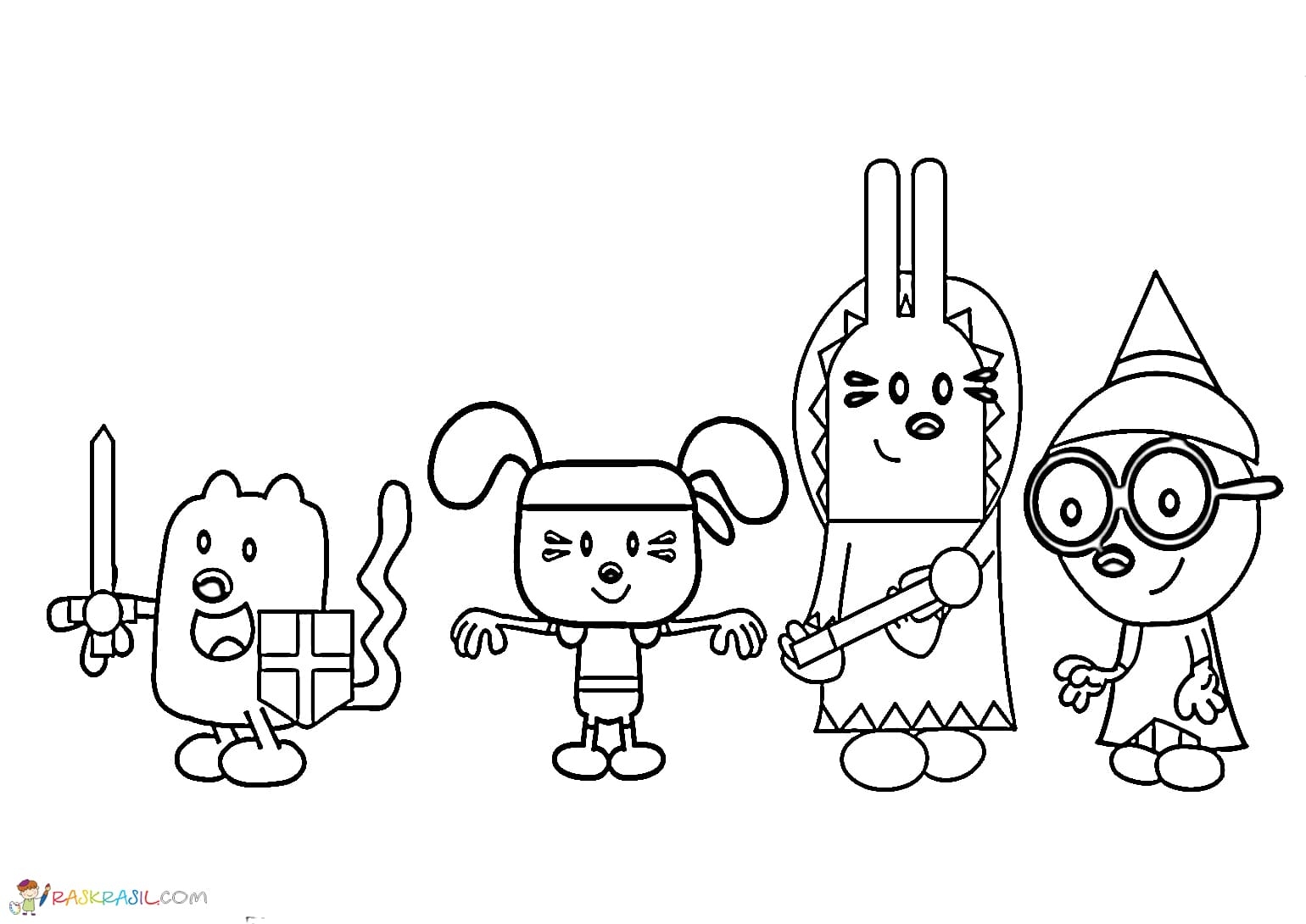 Walden And Wubbzy Coloring Page Printable