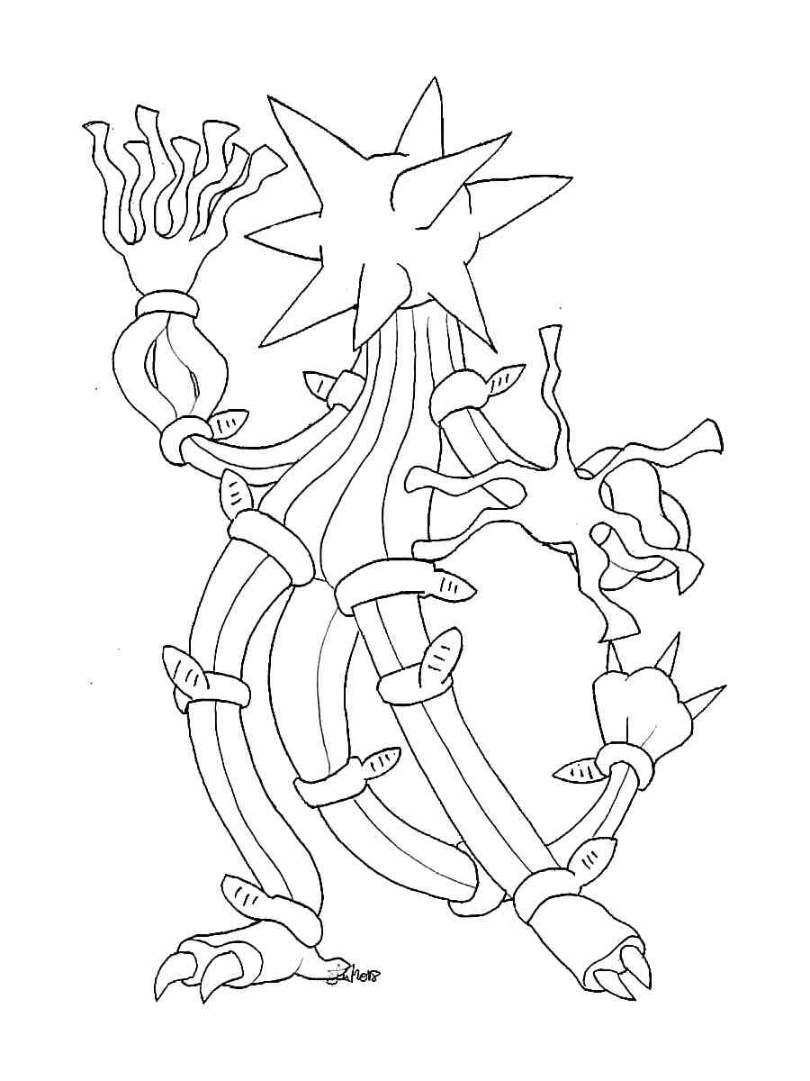 Xurkitree Pokemon Coloring Pages