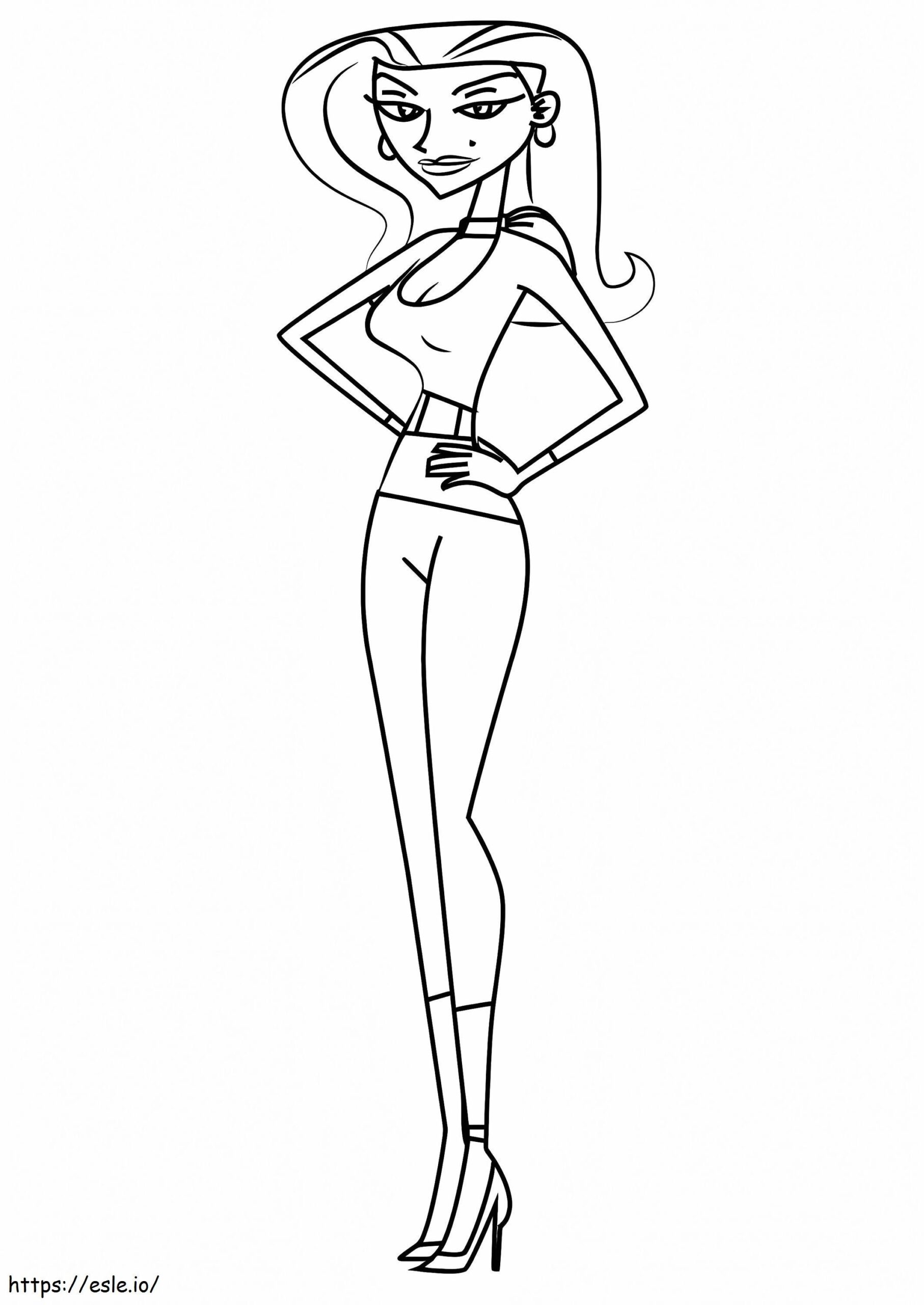 Yummy Mummy From 6Teen Coloring Page